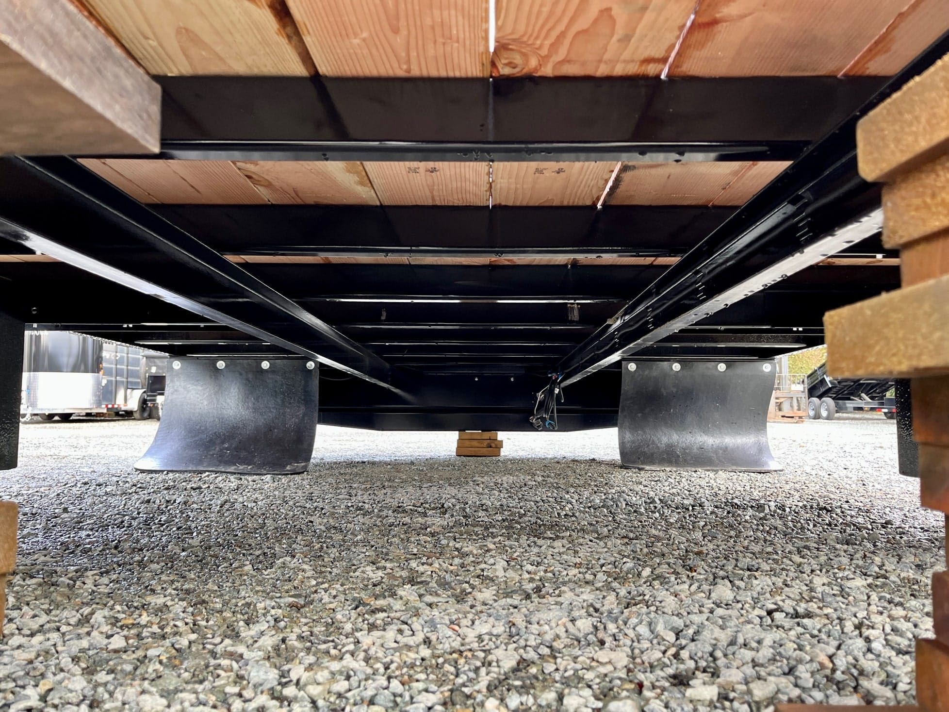 DoubleA 8' x 11' Cab & Chassis Truck Deck w/ Toolboxes Cummings Trailers